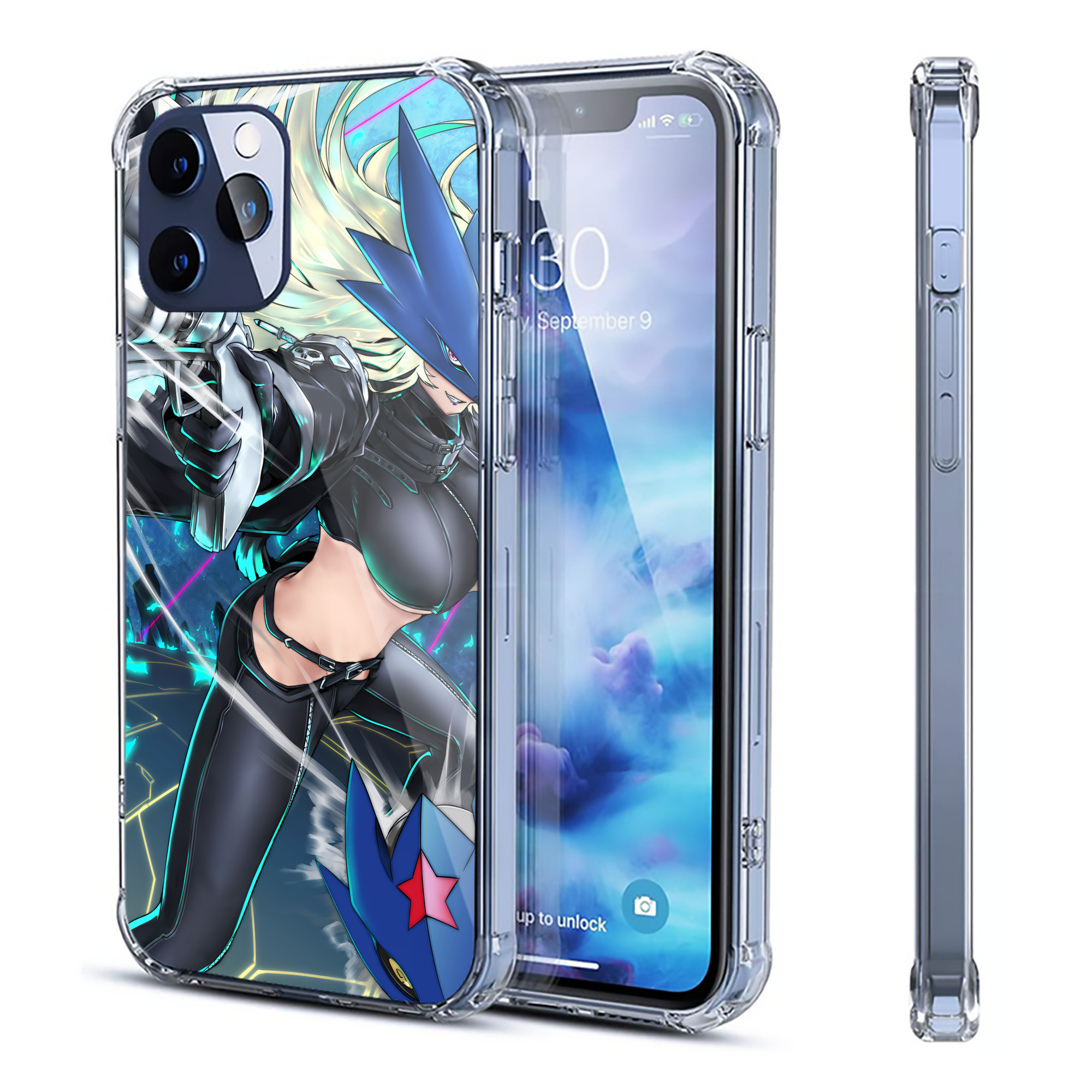 （画像用） Digimon デジタルモンスター/デジモン 【iPhone 12シリーズ対応】透明スマホケース（クリアソフトケース）